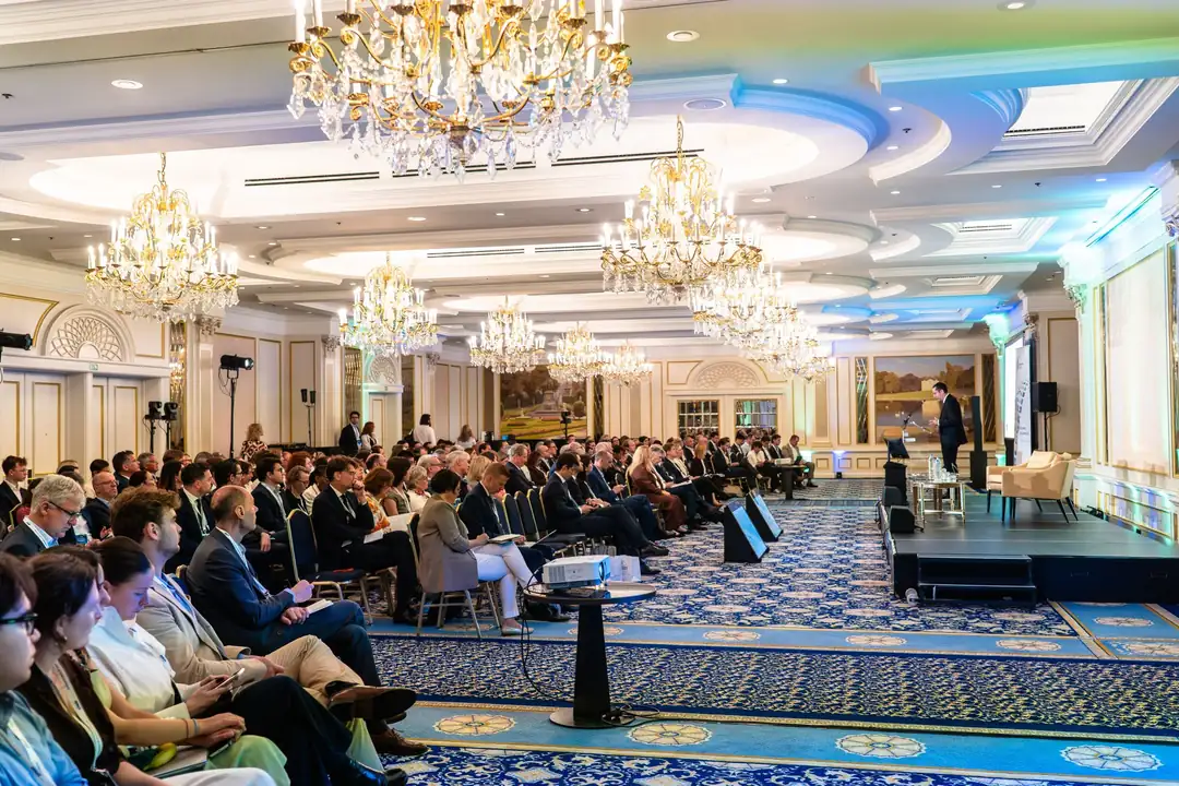 The audience in the ballroom at the 2026 conference in Brussels