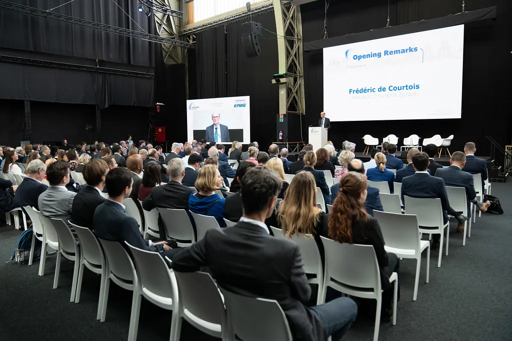 Conference audience in the plenary room